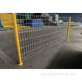 Pvc Coated Galvanized v Bend Curved 3d Fence